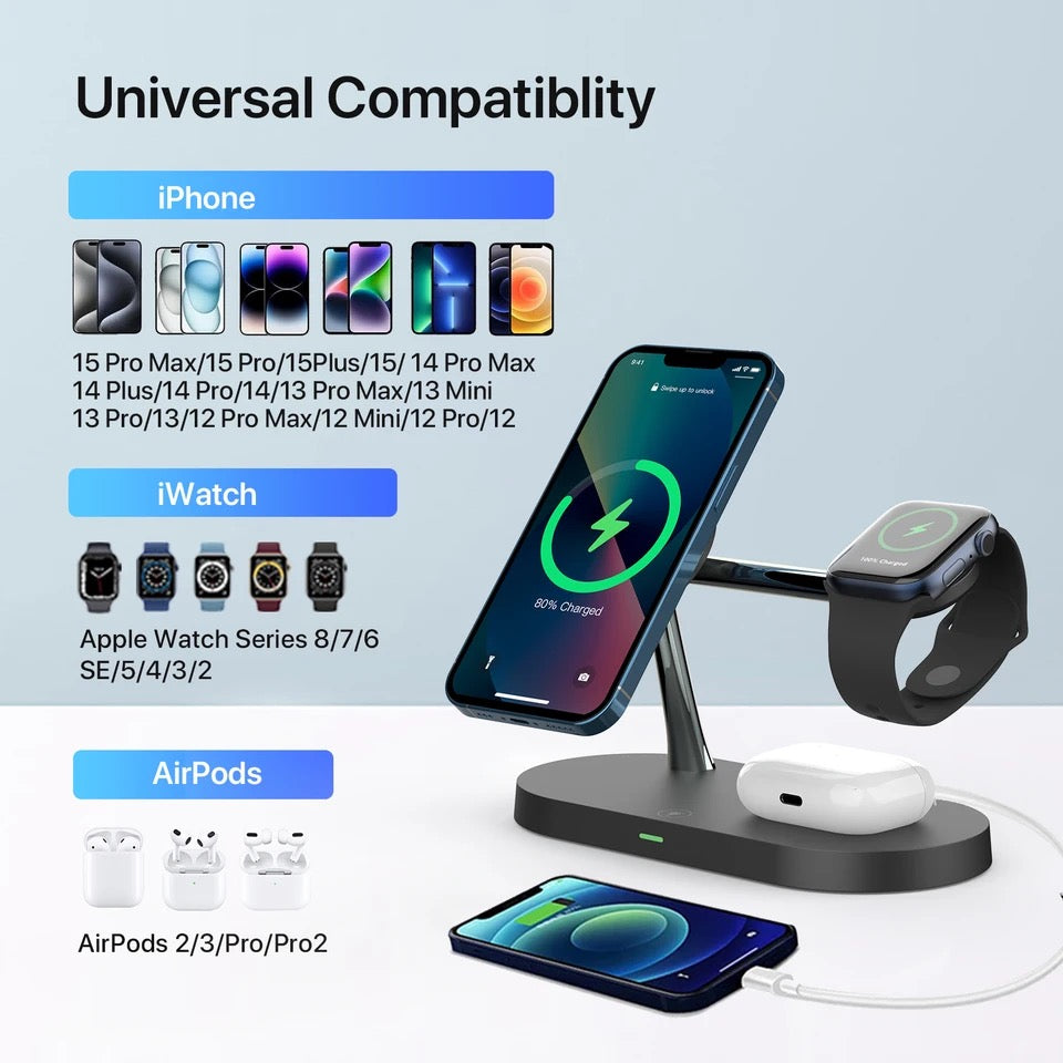 3 in 1 Magsafe Wireless Charger